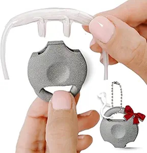 Nasal Cannula Hose Holder for CPAP and Portable Oxygen