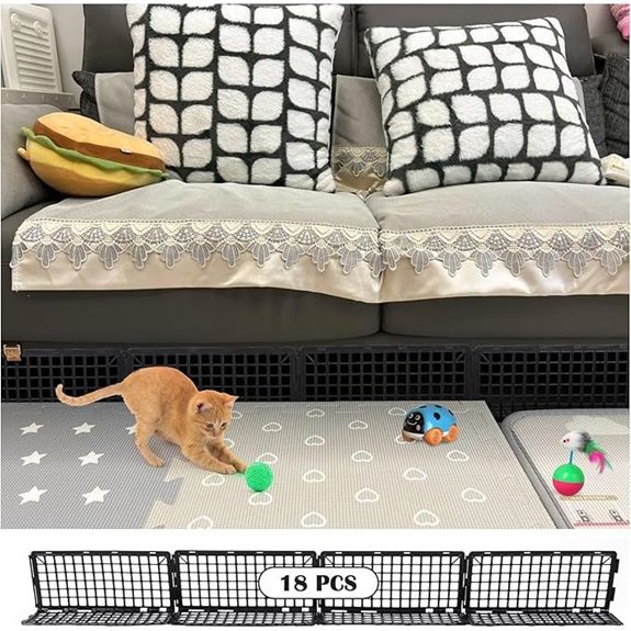 pet bed barrier set
