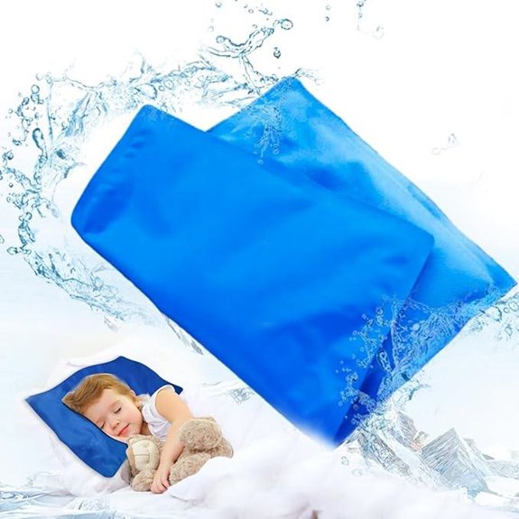 Cooling Pad Mat for Pillow - Reusable Cold Relief
