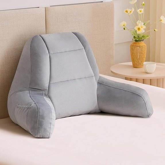 Reading Pillow with Arms for Bed & Couch