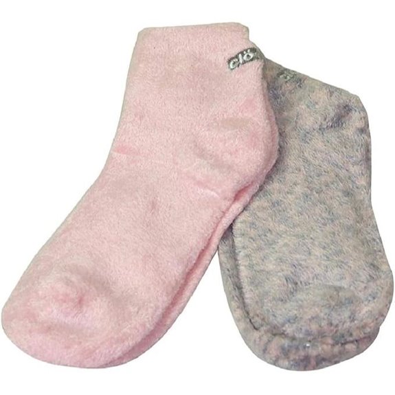 Cloudz Dreamy Pink Plush Aloe Vera Spa Socks (2 Pairs)