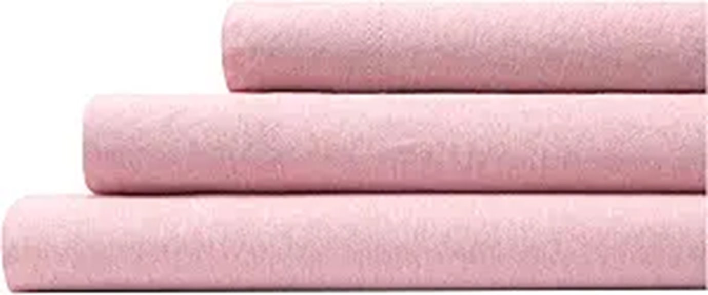 Aeropostale Jersey Knit Sheet Set Twin Heathered Pink