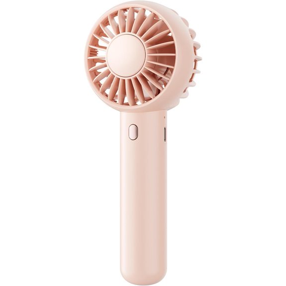 Gaiatop Mini Portable Fan USB Rechargeable Pink