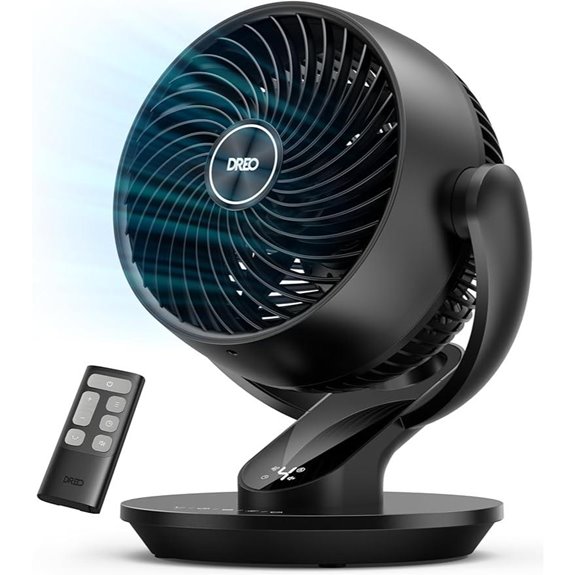 Dreo 13-Inch Oscillating Table Fan with Remote