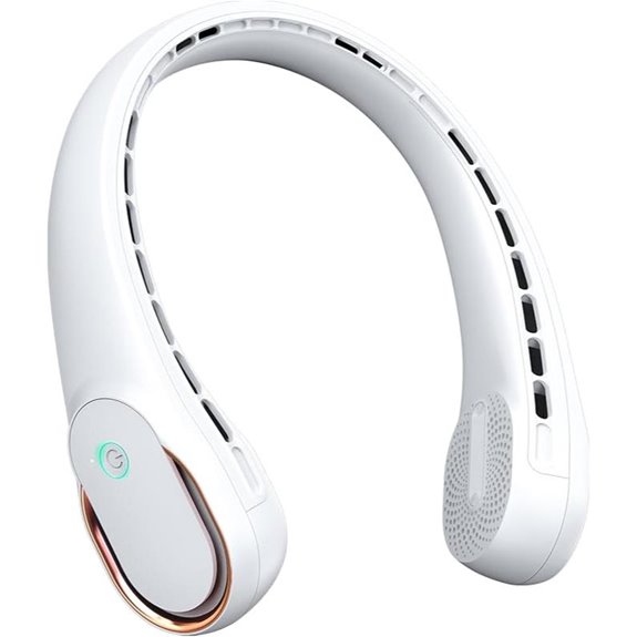 FrSara Portable Neck Fan with 360° Cooling