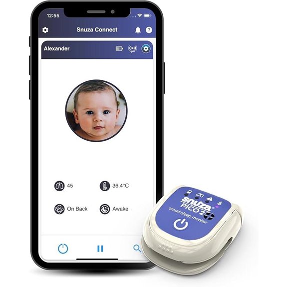 Snuza Pico 2 Sleep Monitor with App & Alerts