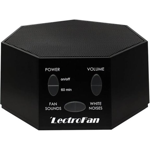 LectroFan Classic White Noise Machine Portable Black