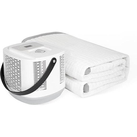 Portable Bed Cooling System with Heater and Water Circulation