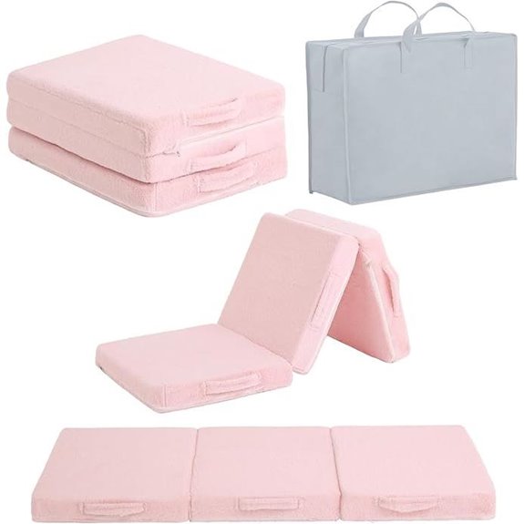 Foldable Kids Floor Mattress with Storage Bag
