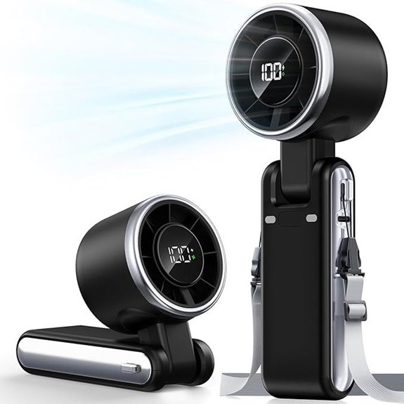 Portable Handheld Turbo Fan with 5 Gears