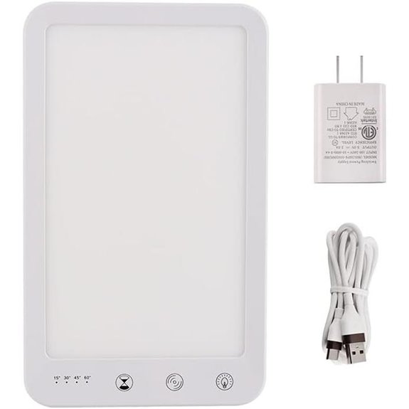 Portable Full Spectrum LED Light with Timer & Brightness