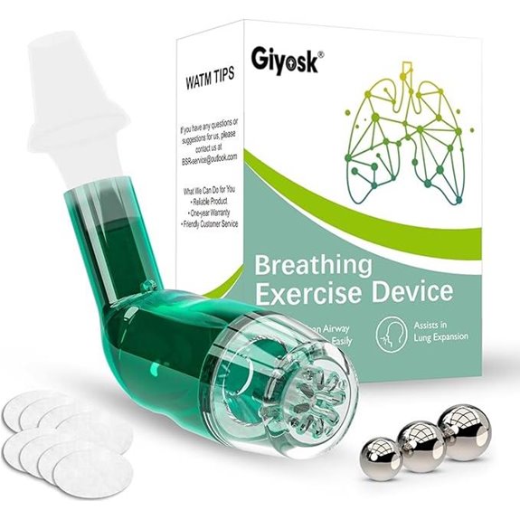 Portable Lung Expansion Breathing Exerciser