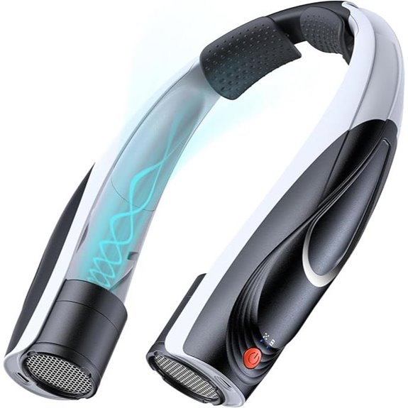 Portable Neck Fan with 6 Speeds and Long Battery