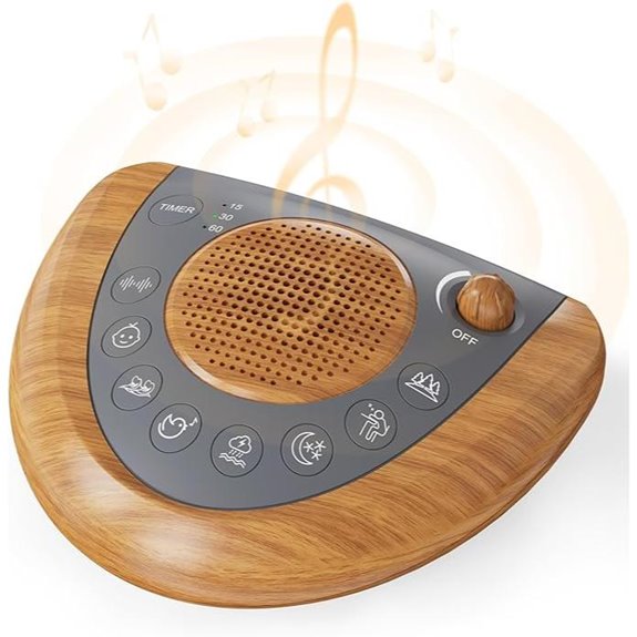 Portable Sleep Sound Machine with 36 Soothing Sounds