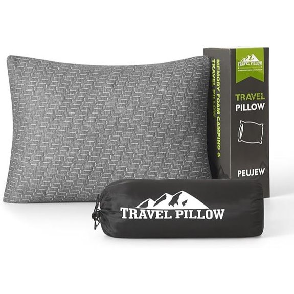Travel Size Compressible Memory Foam Pillow