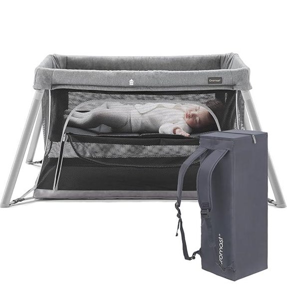 2-in-1 Portable Travel Crib with Mattress
