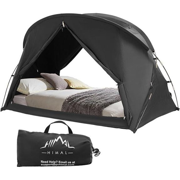 Portable Twin Bed Tent with Privacy and Mesh