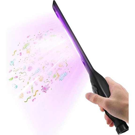 Travel UV Sanitizer Wand Portable Rechargeable Disinfection Lamp