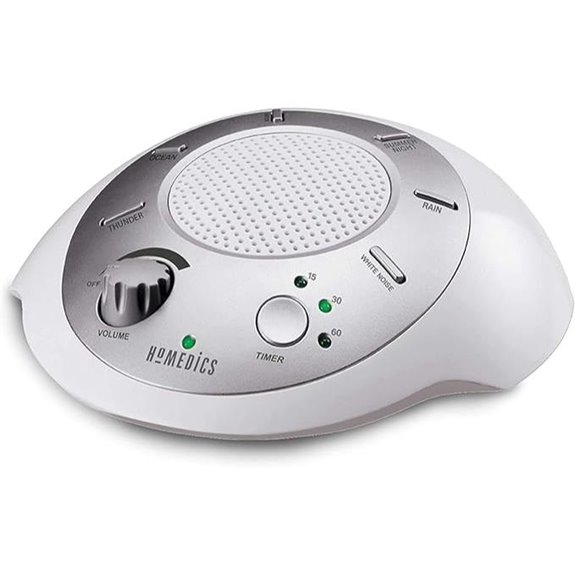 Homedics SoundSleep White Noise Machine Portable & Compact