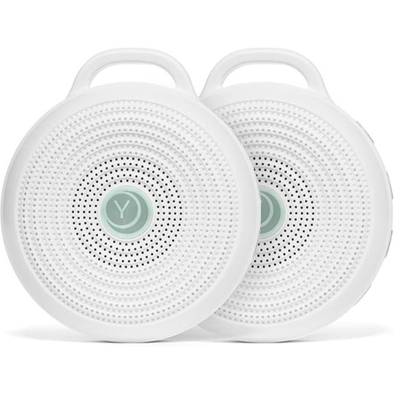 Yogasleep Rohm Portable White Noise Sound Machine (2 Pack)