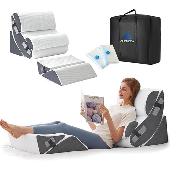 6PCS Wedge Pillow Set for Post-Surgery Relief