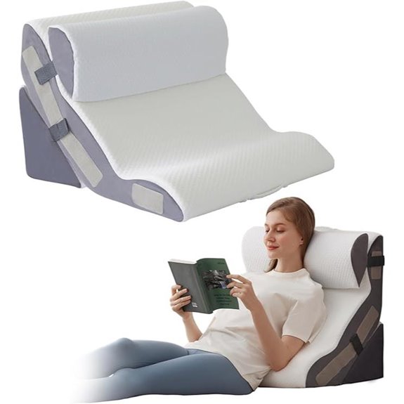 3PCS Wedge Pillow Set for Post Surgery Relief