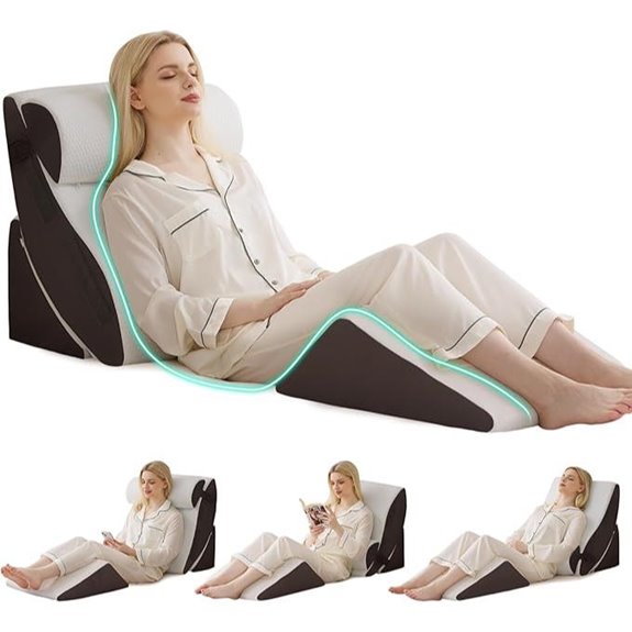 4-Pack Wedge Pillows for Post Surgery and GERD