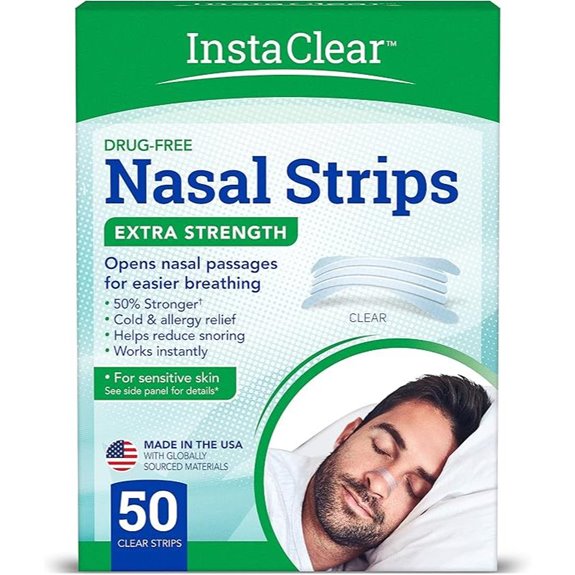 Extra-Strength Nasal Breathing Strips (50 ct)