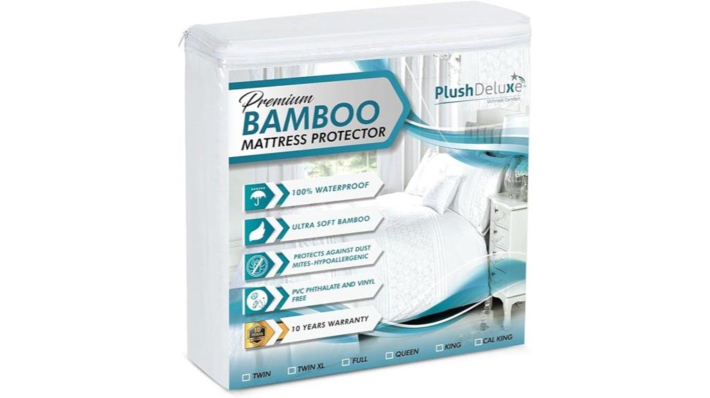 premium bamboo mattress protector