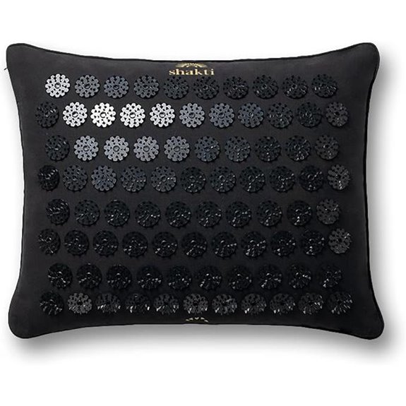 ShaktiMat Premium Acupressure Pillow in Black