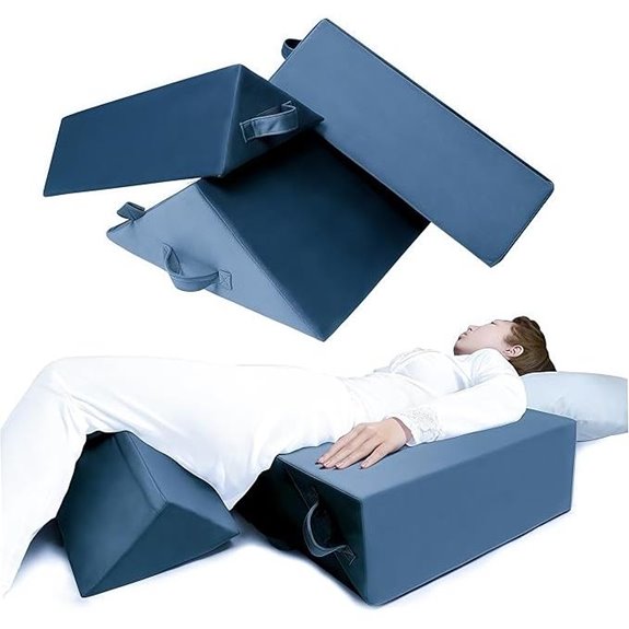 Positioning Wedge Pillows for Bed and Back Relief