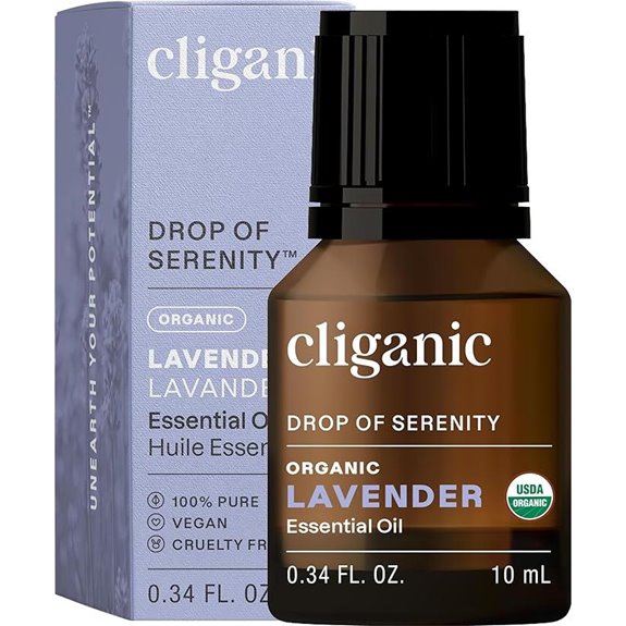 Cliganic Organic Lavender Essential Oil (Pure & Natural)