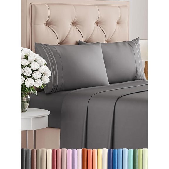 Queen Size Breathable Cooling Bed Sheet Set