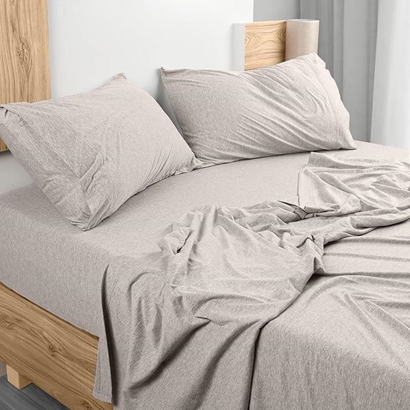 Utopia Bedding Queen Jersey Knit Sheet Set