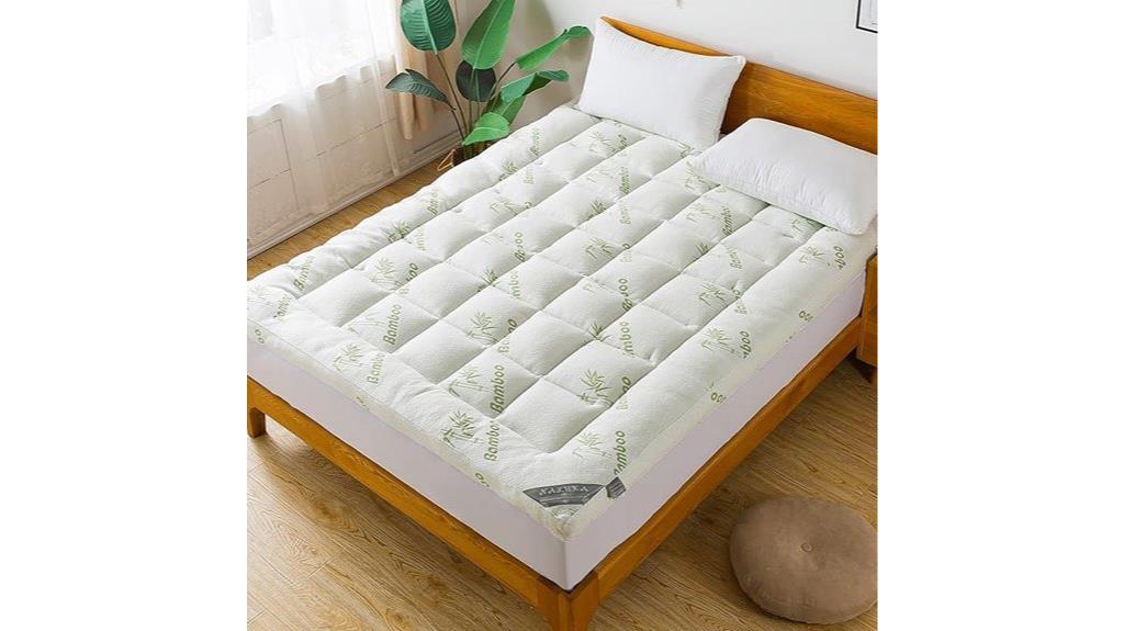 queen size bamboo topper