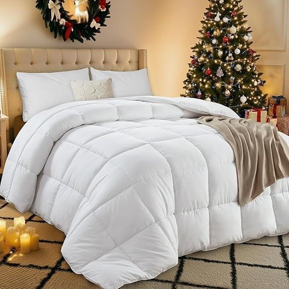 Utopia Bedding Queen Comforter with Corner Tabs