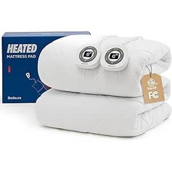 Bedsure Queen Heated Mattress Pad with Dual Controls