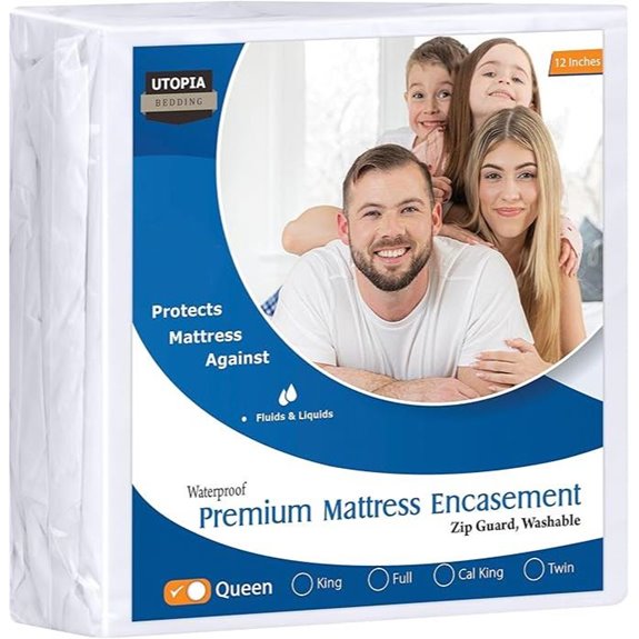 Utopia Waterproof Mattress Cover for Queen Bed