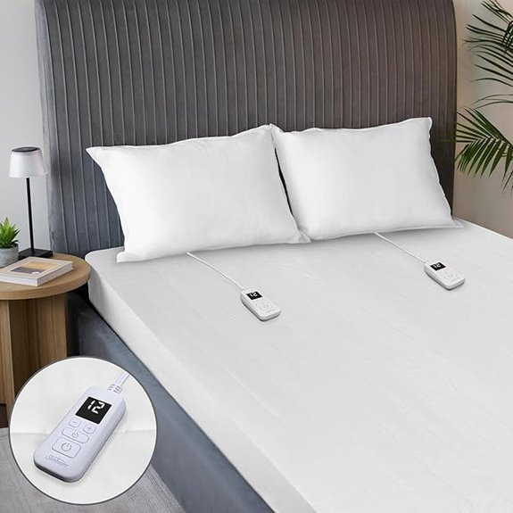 Sunbeam Heated Mattress Pad Queen 12 Heat Settings