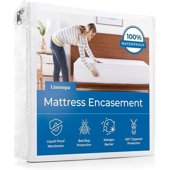 Linenspa Queen Waterproof Mattress Protector
