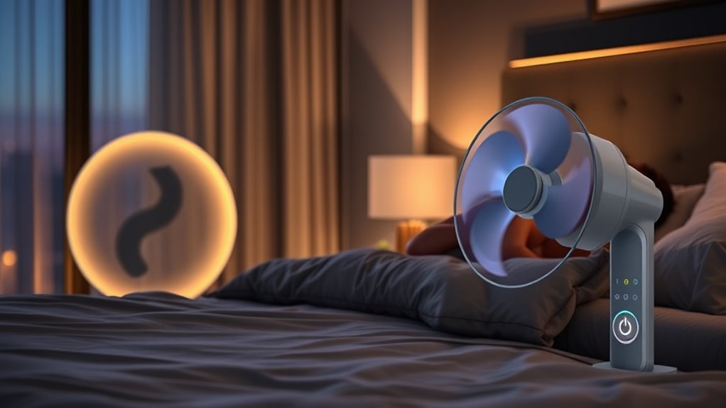 quiet adjustable sleep fan
