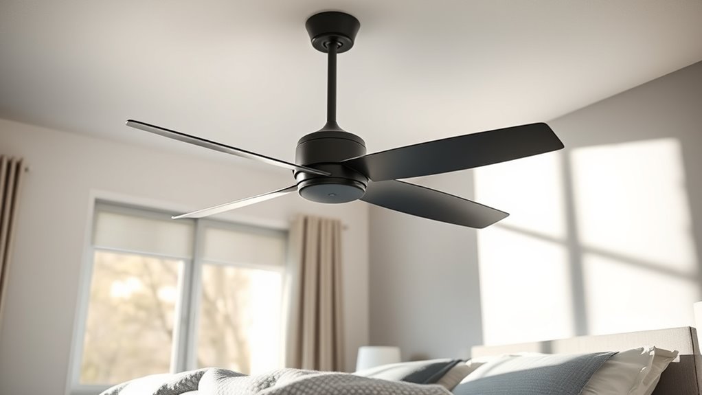 quiet efficient bedroom fans