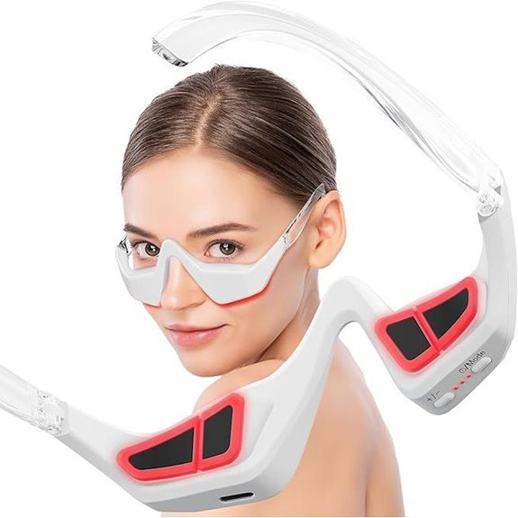 Under Eye Red Light Therapy Glasses
