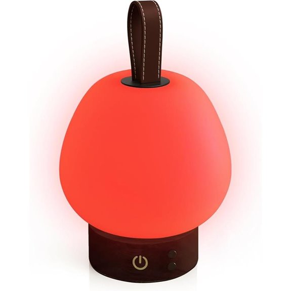 Red Light Therapy Sleep Lamp with Dimmable Timer