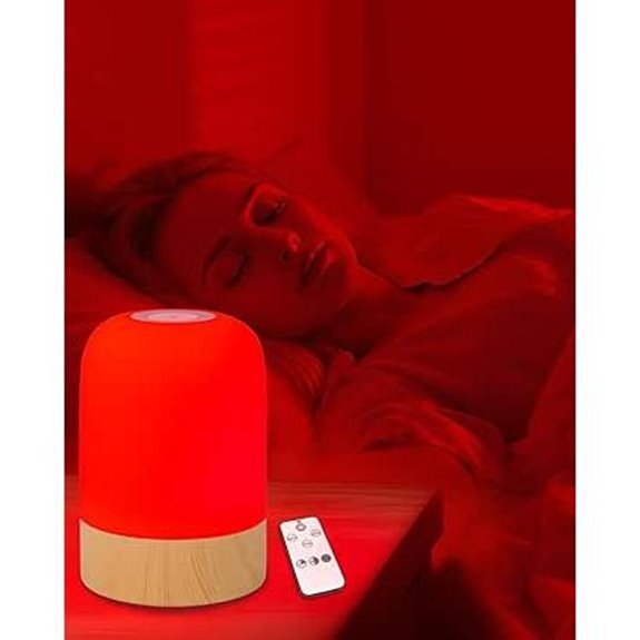 red light sleep lamp