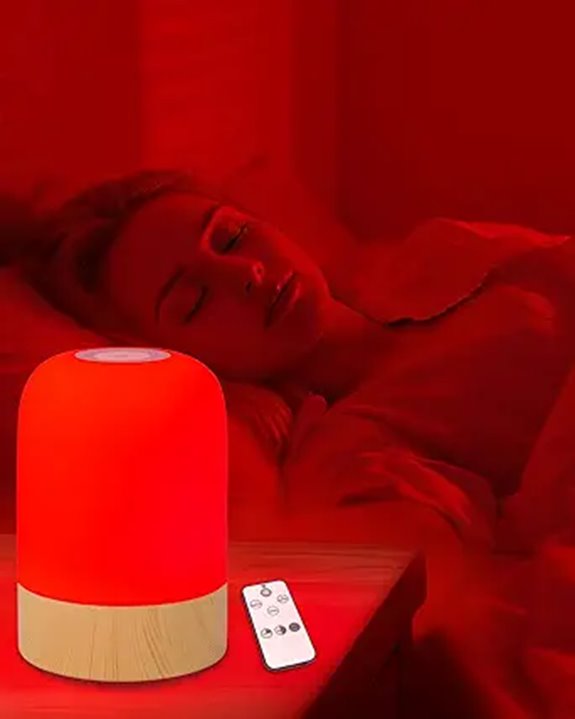 Aoife 670nm Red Light Sleep Lamp with Remote
