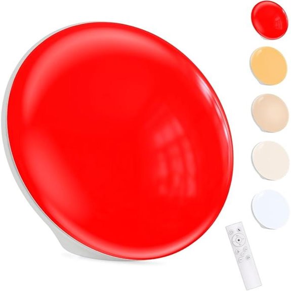 Dual Function Red Light Therapy Sleep & Sun Lamp