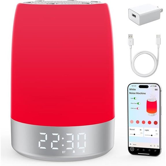 Smart Red Light Therapy & Sleep Sound Machine