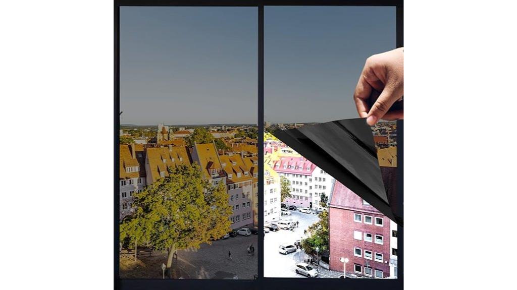 reflective privacy window film