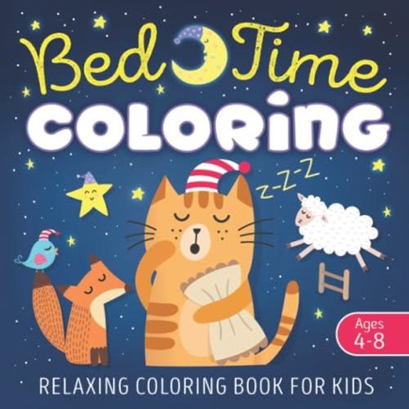 Bedtime Coloring: Relaxing Coloring Book for Kids Ages 4-8